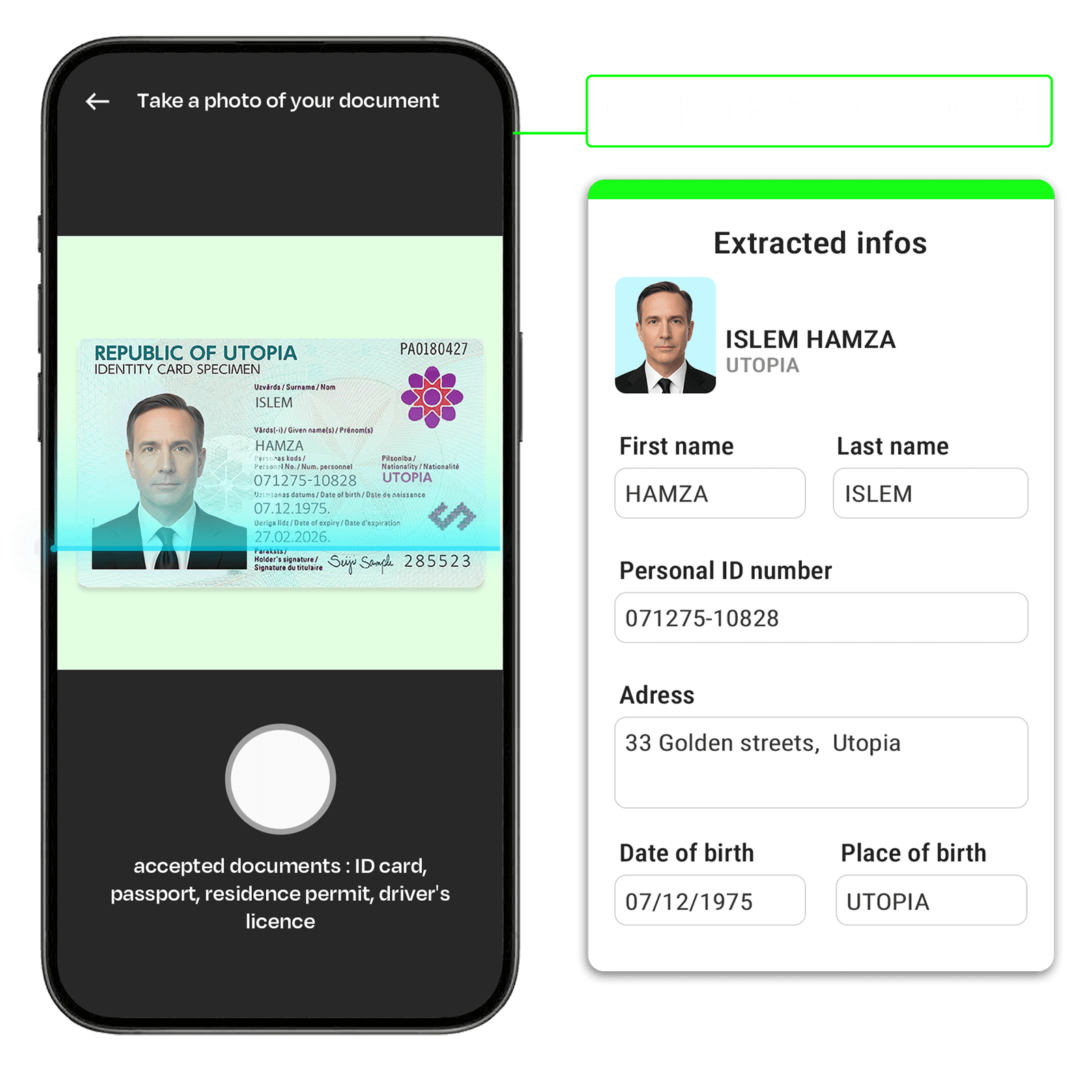 Advanced OCR & Document Data Extraction